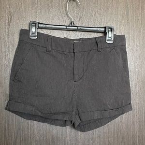 Jack by BB Dakota charcoal stripe shorts
